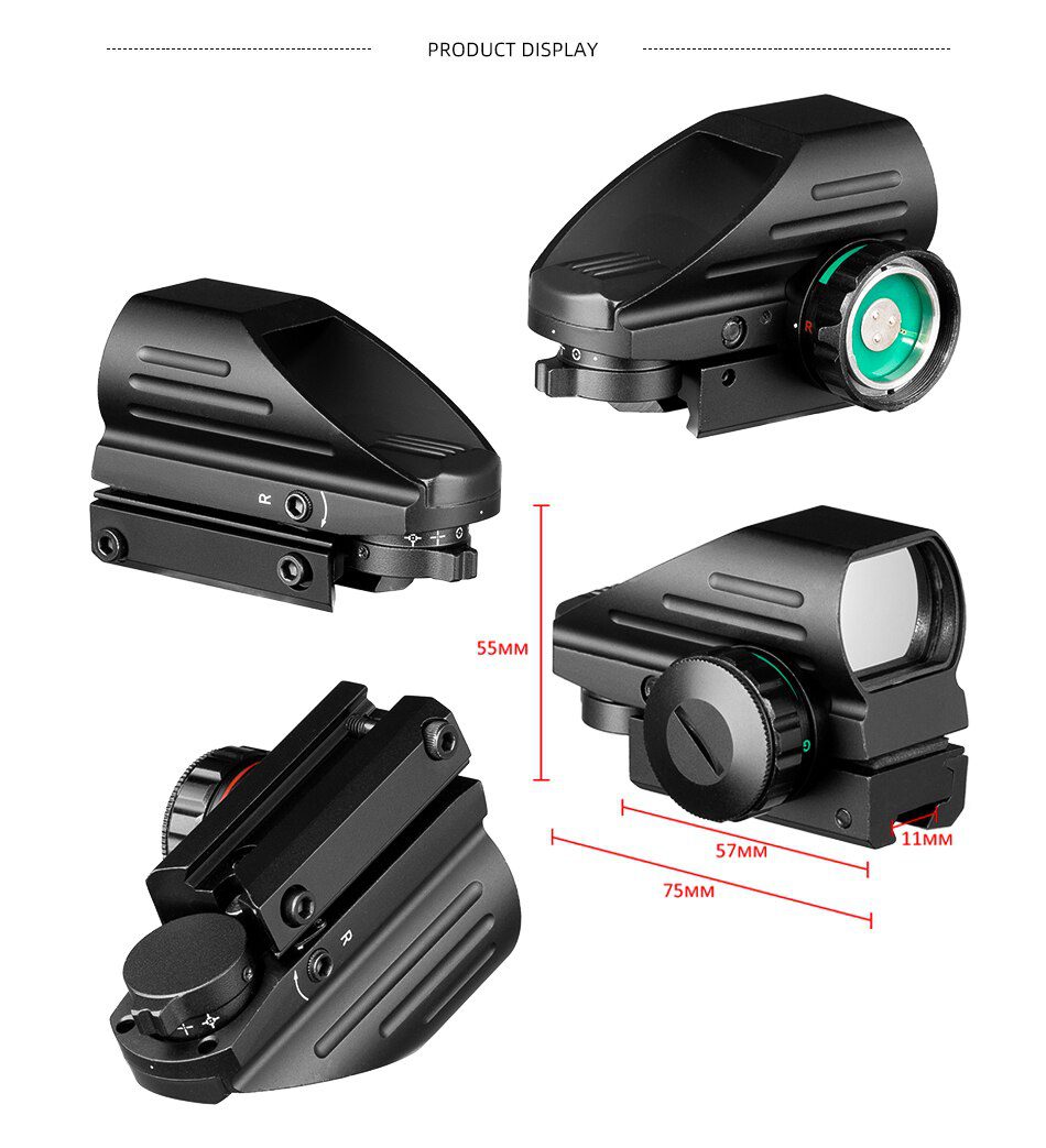 Red Dot Sight Scope 20mm Rail Mount 1MOA | PCP Mart